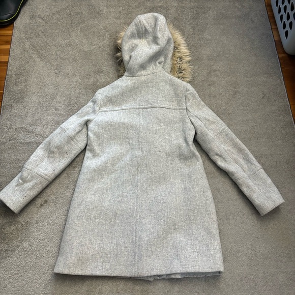 J. Crew Wool Hooded Stadium Cloth Nello Gori Wool Jacket Coat Women’s - Picture 3 of 8